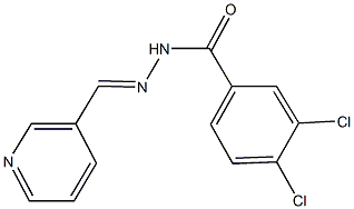 3,4-dichloro-N'-(3-pyridinylmethylene)benzohydrazide Structure