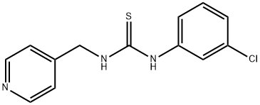 N-(3-chlorophenyl)-N'-(4-pyridinylmethyl)thiourea Structure