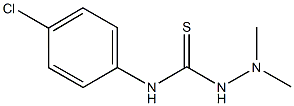 N-(4-chlorophenyl)-2,2-dimethylhydrazinecarbothioamide Structure