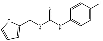 N-(4-fluorophenyl)-N'-(2-furylmethyl)thiourea 구조식 이미지