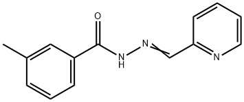 3-methyl-N'-(2-pyridinylmethylene)benzohydrazide 구조식 이미지