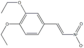 1,2-diethoxy-4-(2-nitrovinyl)benzene Structure