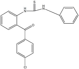 N-[2-(4-chlorobenzoyl)phenyl]-N'-phenylthiourea Structure