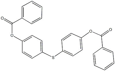 4-{[4-(benzoyloxy)phenyl]sulfanyl}phenyl benzoate Structure