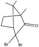 3,3-dibromo-1,7,7-trimethylbicyclo[2.2.1]heptan-2-one Structure