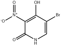 5-bromo-3-nitro-2,4-pyridinediol Structure