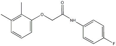 2-(2,3-dimethylphenoxy)-N-(4-fluorophenyl)acetamide Structure