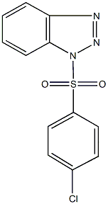 1-[(4-chlorophenyl)sulfonyl]-1H-1,2,3-benzotriazole Structure