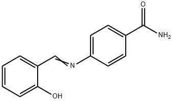 4-[(2-hydroxybenzylidene)amino]benzamide Structure