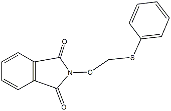 2-[(phenylsulfanyl)methoxy]-1H-isoindole-1,3(2H)-dione 구조식 이미지