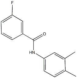 N-(3,4-dimethylphenyl)-3-fluorobenzamide Structure