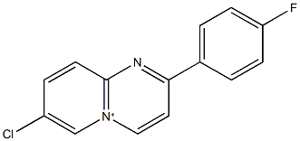 7-chloro-2-(4-fluorophenyl)pyrido[1,2-a]pyrimidin-5-ium 구조식 이미지