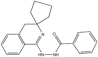 5-bromo-N'-[3,4-dihydrospiro(isoquinoline-3,1'-cyclopentane)-1-yl]benzohydrazide 구조식 이미지