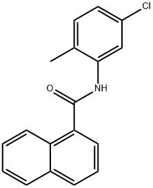 N-(5-chloro-2-methylphenyl)-1-naphthamide Structure