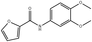 N-[3,4-bis(methyloxy)phenyl]furan-2-carboxamide 구조식 이미지