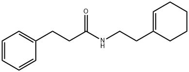 N-[2-(1-cyclohexen-1-yl)ethyl]-3-phenylpropanamide Structure