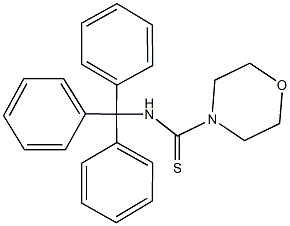 N-trityl-4-morpholinecarbothioamide 구조식 이미지