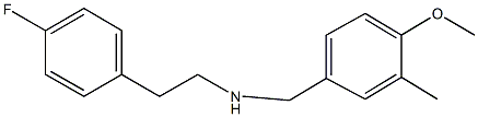 2-(4-fluorophenyl)-N-{[3-methyl-4-(methyloxy)phenyl]methyl}ethanamine 구조식 이미지