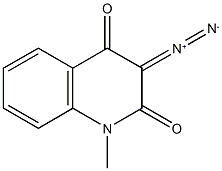 3-diazo-1-methyl-2,4(1H,3H)-quinolinedione Structure