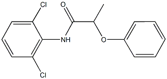 N-(2,6-dichlorophenyl)-2-phenoxypropanamide 구조식 이미지