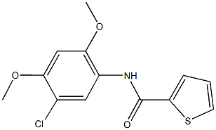 N-(5-chloro-2,4-dimethoxyphenyl)-2-thiophenecarboxamide Structure