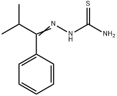 2-methyl-1-phenyl-1-propanone thiosemicarbazone 구조식 이미지