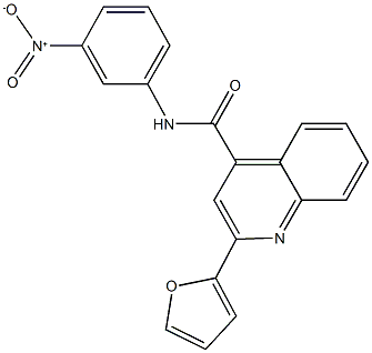 2-(2-furyl)-N-{3-nitrophenyl}-4-quinolinecarboxamide Structure