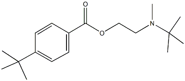 2-[tert-butyl(methyl)amino]ethyl 4-tert-butylbenzoate Structure