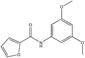 N-(3,5-dimethoxyphenyl)-2-furamide 구조식 이미지