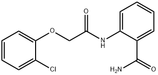 2-{[(2-chlorophenoxy)acetyl]amino}benzamide Structure
