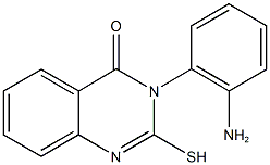 3-(2-aminophenyl)-2-sulfanylquinazolin-4(3H)-one 구조식 이미지