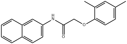 2-(2,4-dimethylphenoxy)-N-(2-naphthyl)acetamide Structure