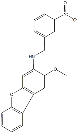 2-methoxy-N-(3-nitrobenzyl)dibenzo[b,d]furan-3-amine 구조식 이미지