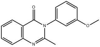 3-(3-methoxyphenyl)-2-methyl-4(3H)-quinazolinone 구조식 이미지