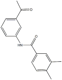 N-(3-acetylphenyl)-3,4-dimethylbenzamide Structure