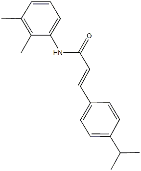 N-(2,3-dimethylphenyl)-3-(4-isopropylphenyl)acrylamide 구조식 이미지