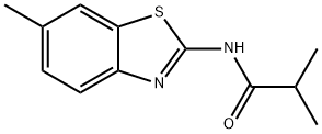 2-methyl-N-(6-methyl-1,3-benzothiazol-2-yl)propanamide 구조식 이미지