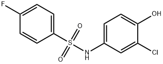 N-(3-chloro-4-hydroxyphenyl)-4-fluorobenzenesulfonamide Structure