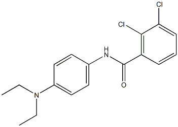 2,3-dichloro-N-[4-(diethylamino)phenyl]benzamide Structure