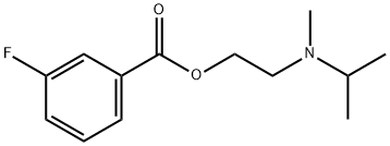 2-[isopropyl(methyl)amino]ethyl 3-fluorobenzoate Structure