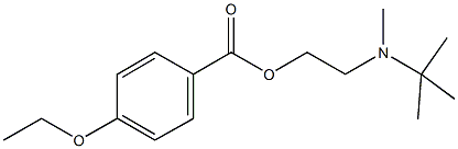 2-[tert-butyl(methyl)amino]ethyl 4-ethoxybenzoate Structure