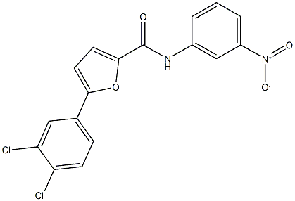 5-(3,4-dichlorophenyl)-N-{3-nitrophenyl}-2-furamide Structure