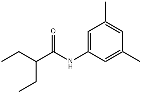 N-(3,5-dimethylphenyl)-2-ethylbutanamide 구조식 이미지