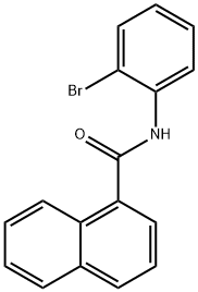 N-(2-bromophenyl)-1-naphthamide 구조식 이미지