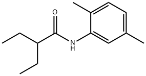 N-(2,5-dimethylphenyl)-2-ethylbutanamide 구조식 이미지