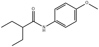 2-ethyl-N-(4-methoxyphenyl)butanamide 구조식 이미지