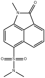 N,N,1-trimethyl-2-oxo-1,2-dihydrobenzo[cd]indole-6-sulfonamide Structure