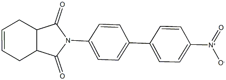 2-{4'-nitro[1,1'-biphenyl]-4-yl}-3a,4,7,7a-tetrahydro-1H-isoindole-1,3(2H)-dione Structure