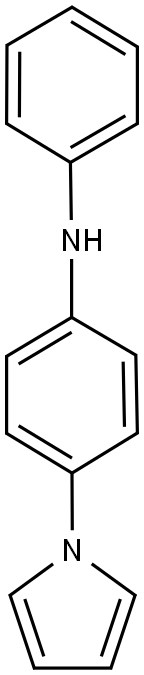 N-phenyl-N-[4-(1H-pyrrol-1-yl)phenyl]amine Structure