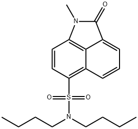 N,N-dibutyl-1-methyl-2-oxo-1,2-dihydrobenzo[cd]indole-6-sulfonamide Structure